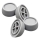 MK FLORIA Superior Anti-vibration PADS - Antivibratie rubberen pads voor wasmachines 4 stuks