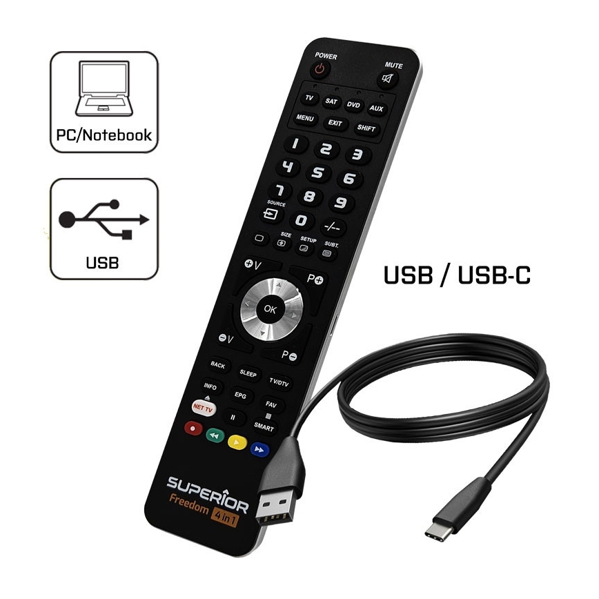 MK FLORIA Superior FREEDOM 4in1 USB - Afstandsbediening 4in1 USB