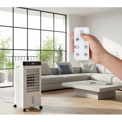Mobiele luchtkoeler VIENTO COOL 65W/230V wit + afstandsbediening
