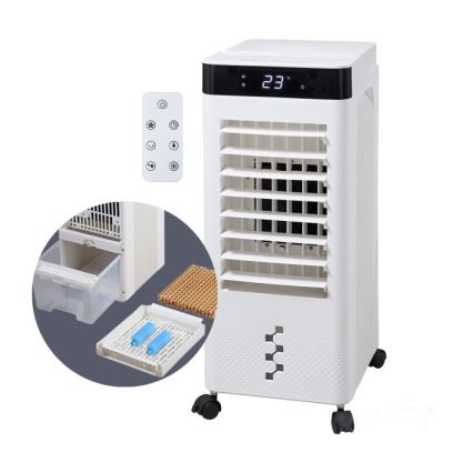 Mobiele luchtkoeler VIENTO COOL 65W/230V wit + afstandsbediening