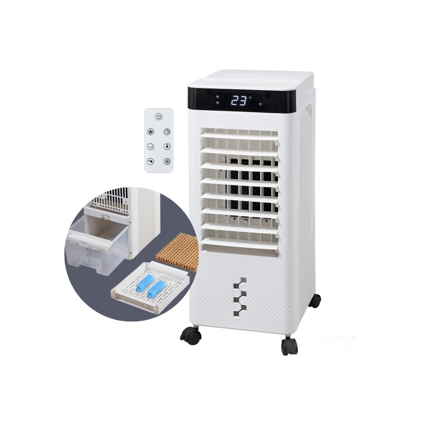 Mobiele luchtkoeler VIENTO COOL 65W/230V wit + afstandsbediening