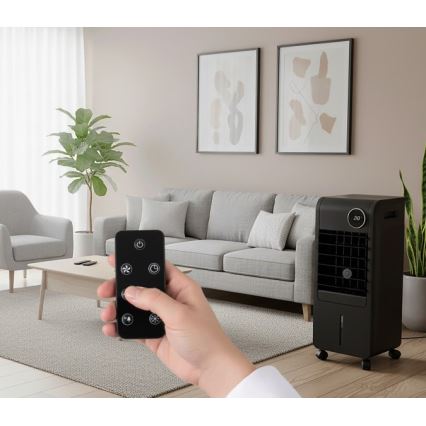 Mobiele luchtkoeler VIENTO COOL-R 65W/230V zwart + afstandsbediening