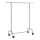 Mobiele staande kapstok JEAN 110/150x160x45 cm zilverkleurig
