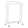 Mobiele staande kapstok LINEA, wit