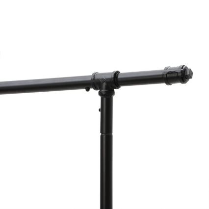 Mobiele staande kapstok LINEA zwart