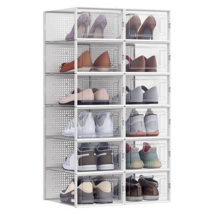 Modulair opbergrek met vakken BOXIFY, wit