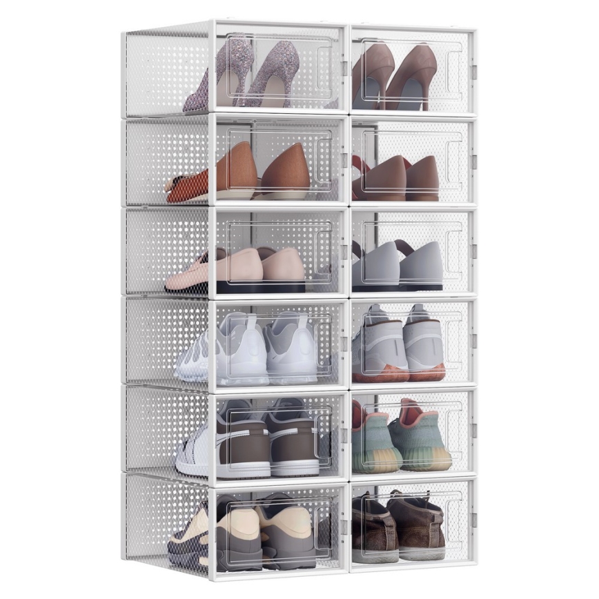 Modulair opbergrek met vakken BOXIFY, wit