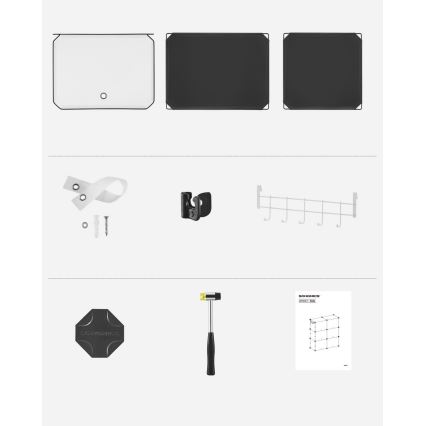 Modulair rek met vakken BOXIFY zwart