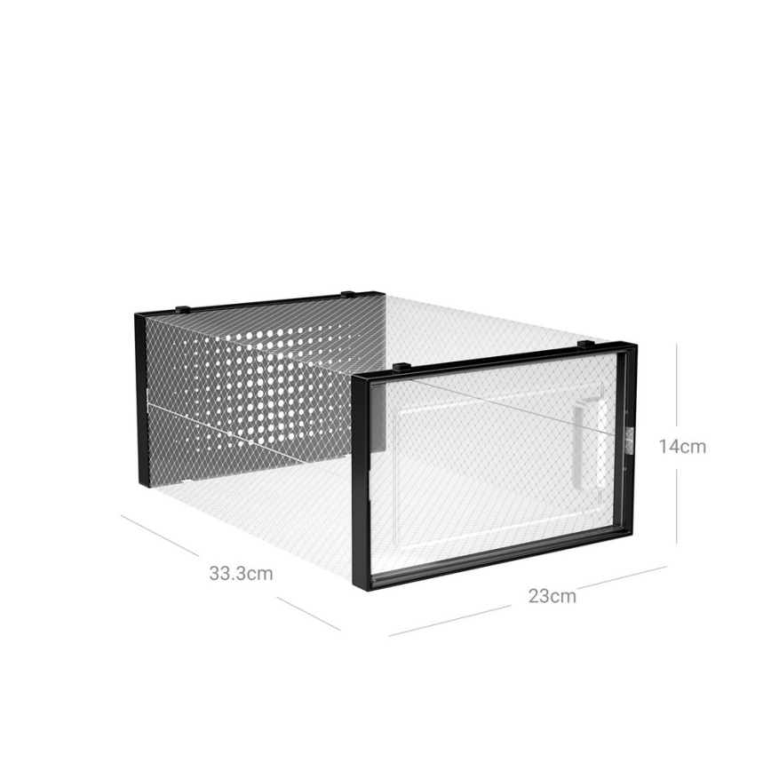 Modulair rek met vakken BOXIFY zwart