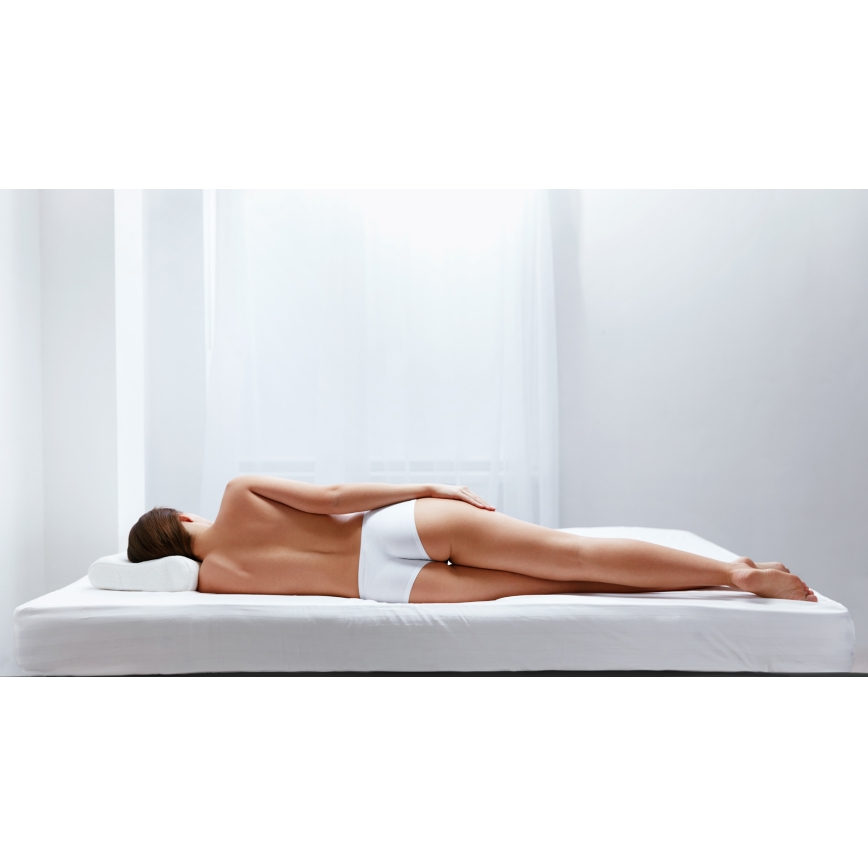 Monarch - Orthopedische dekmatras MONZA 90x200 cm hoes Silver Medicott