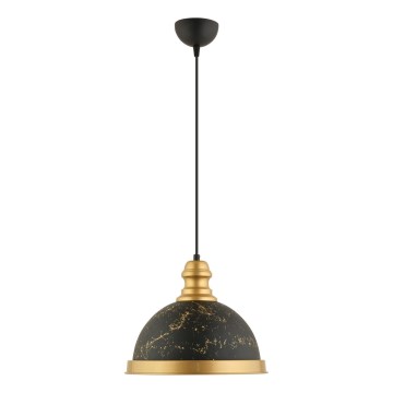 MONZA hanglamp 1xE27/40W/230V Ø 29 cm zwart/bronzen
