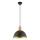 MONZA hanglamp 1xE27/40W/230V Ø 29 cm zwart/bronzen