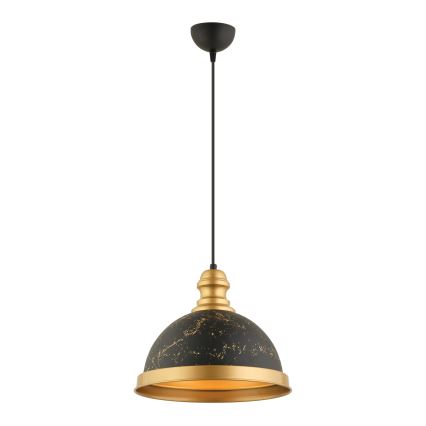 MONZA hanglamp 1xE27/40W/230V Ø 29 cm zwart/bronzen