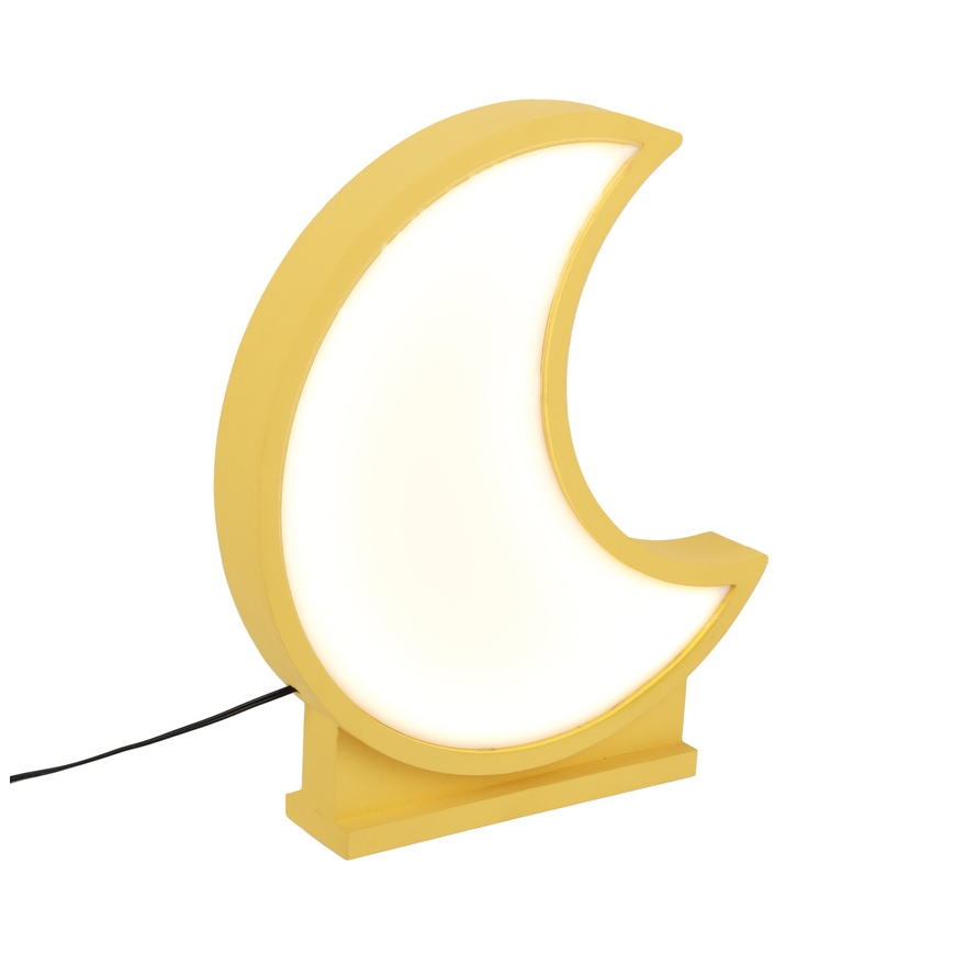 MOON LED Kindertafellamp 12W 230V Geel