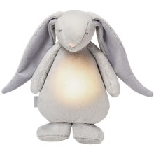 Moonie - Kinder nachtlampje konijntje silver