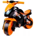 Motor-loopfiets, oranje/zwart