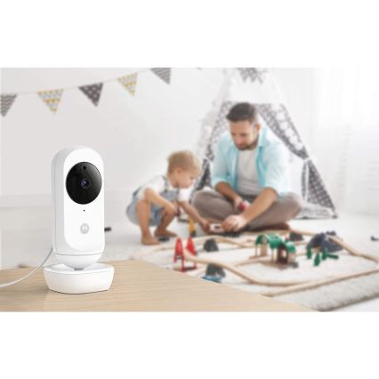 Motorola VM35-2 - Oplaadbare babyfoon met 2 camera's, 2000 mAh
