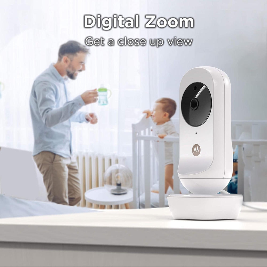 Motorola VM35-2 - Oplaadbare babyfoon met 2 camera's, 2000 mAh