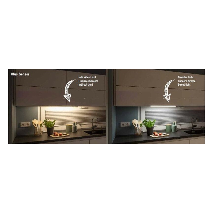 Müller-Licht - dimbaar LED-onderbouwarmatuur met bewegingssensor OLUS LED/11W/230V 3000/4000K