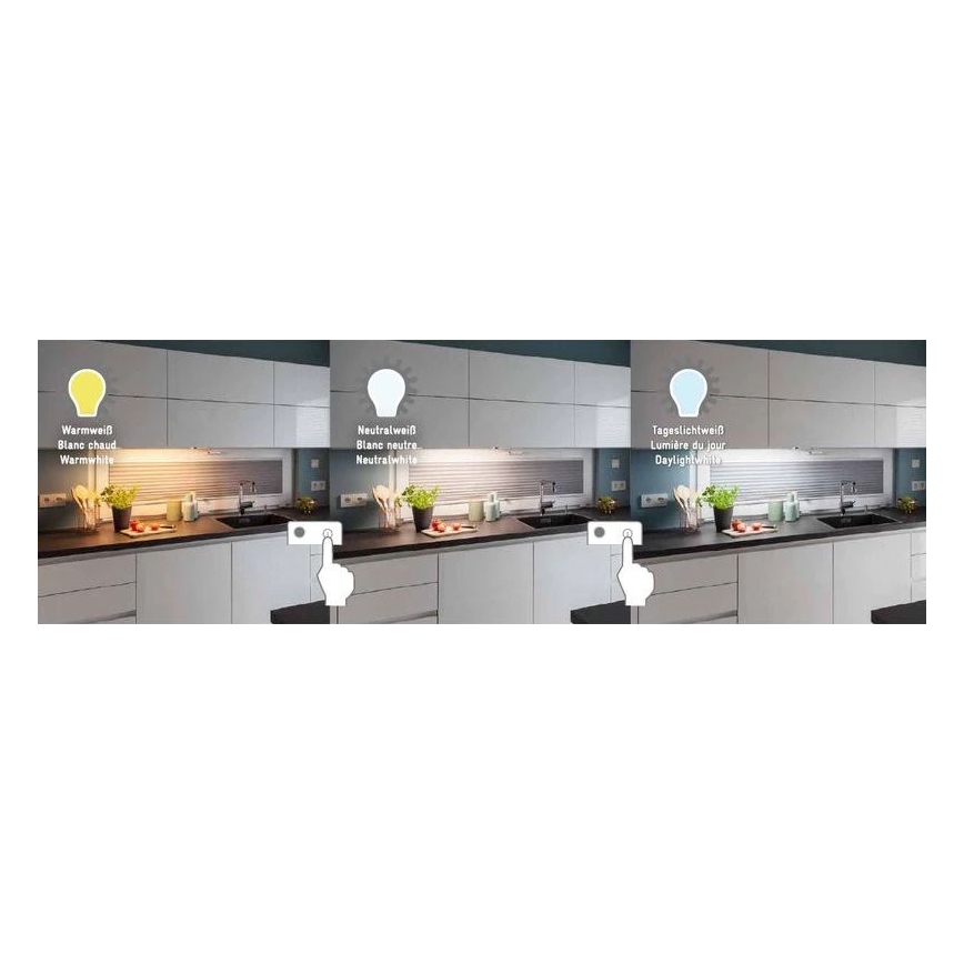 Müller-Licht - LED Onder keukenkast verlichting met sensor CASSIA LED/8W/230V 3000/4000/6500K