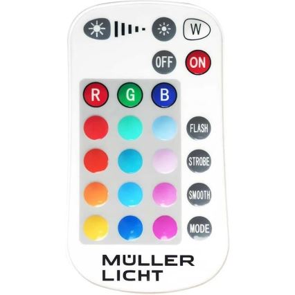 Müller-Licht - LED RGBW Dimbaar buitenshuis Schijnwerper LED/10W/230V IP65 + afstandsbediening