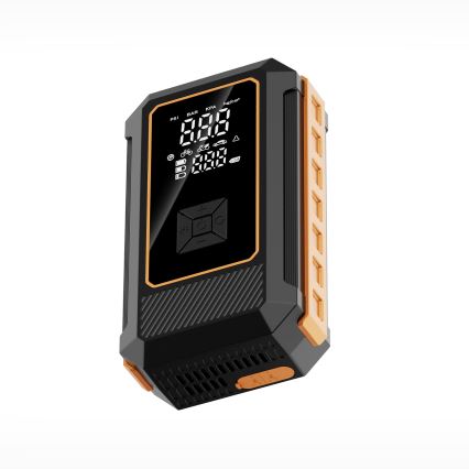 Multifunctionele startbooster met luchtcompressor, 8000 mAh