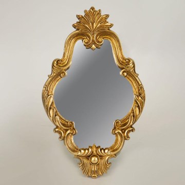 muur spiegel 27,8x19,5 cm goud
