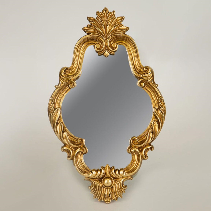 muur spiegel 27,8x19,5 cm goud