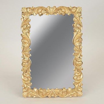 muur spiegel 31,3x21 cm goud