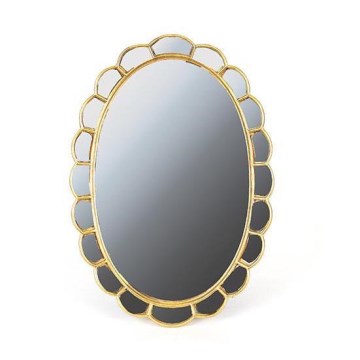 muur spiegel 34,5x24,5 cm goud