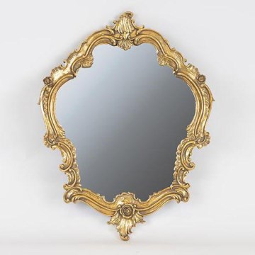 muur spiegel 39,5x30,7 cm goud