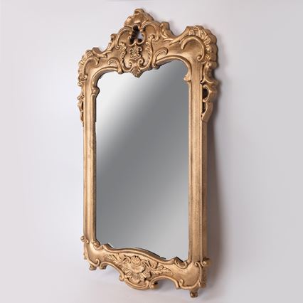 muur spiegel 69x49 cm goud
