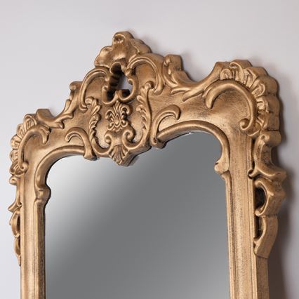 muur spiegel 69x49 cm goud