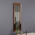 muur spiegel BOSS 90x30 cm brons
