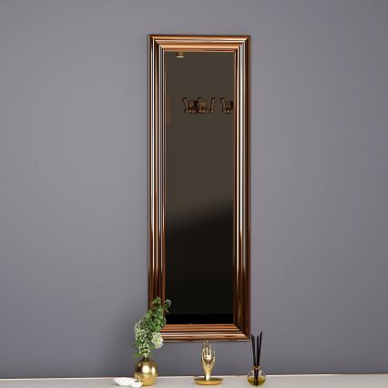 muur spiegel BOSS 90x30 cm brons
