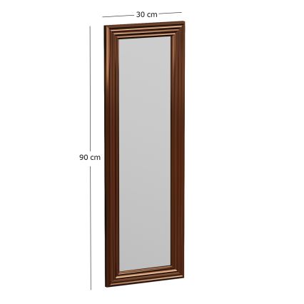 muur spiegel BOSS 90x30 cm brons