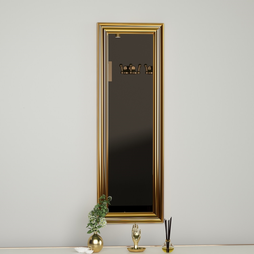 muur spiegel BOSS 90x30 cm goud