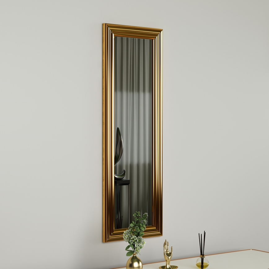muur spiegel BOSS 90x30 cm goud