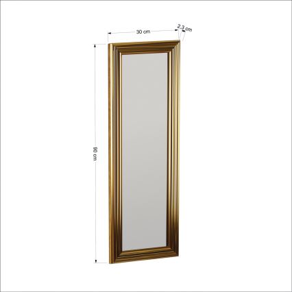 muur spiegel BOSS 90x30 cm goud