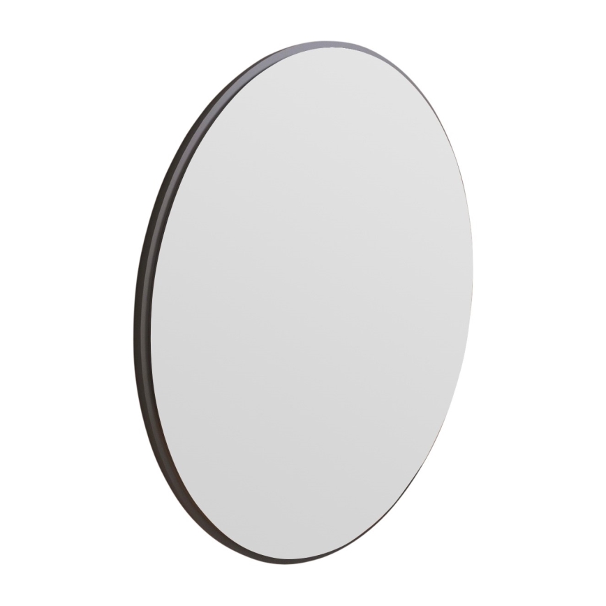 muur spiegel OZZE diameter 60 cm zwart