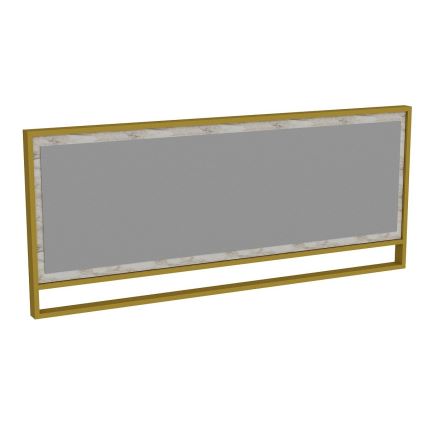 muur spiegel POLKA 37,8x90 cm goud