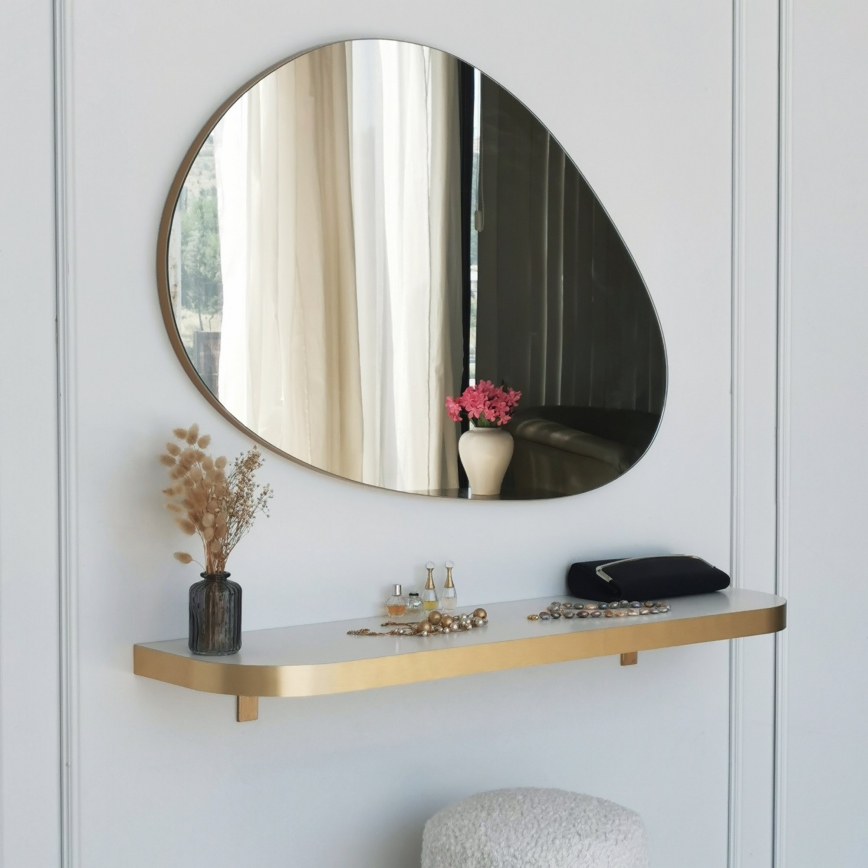 muur spiegel PORP 60x90 cm goud
