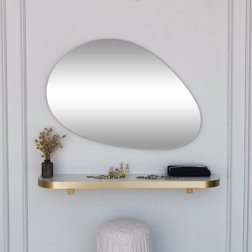 muur spiegel PORP 60x90 cm goud