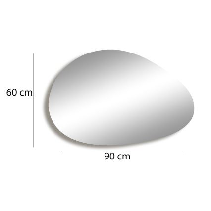muur spiegel PORP 60x90 cm goud