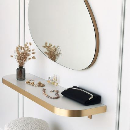 muur spiegel PORP 60x90 cm goud