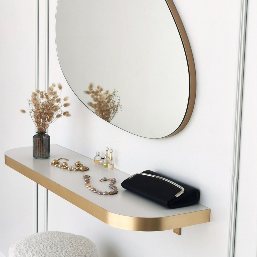 muur spiegel PORP 60x90 cm goud