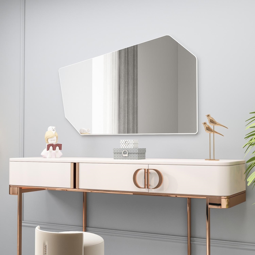 muur spiegel TARZ 49x86 cm wit