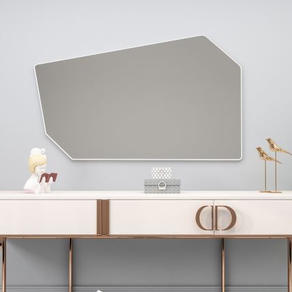 muur spiegel TARZ 49x86 cm wit