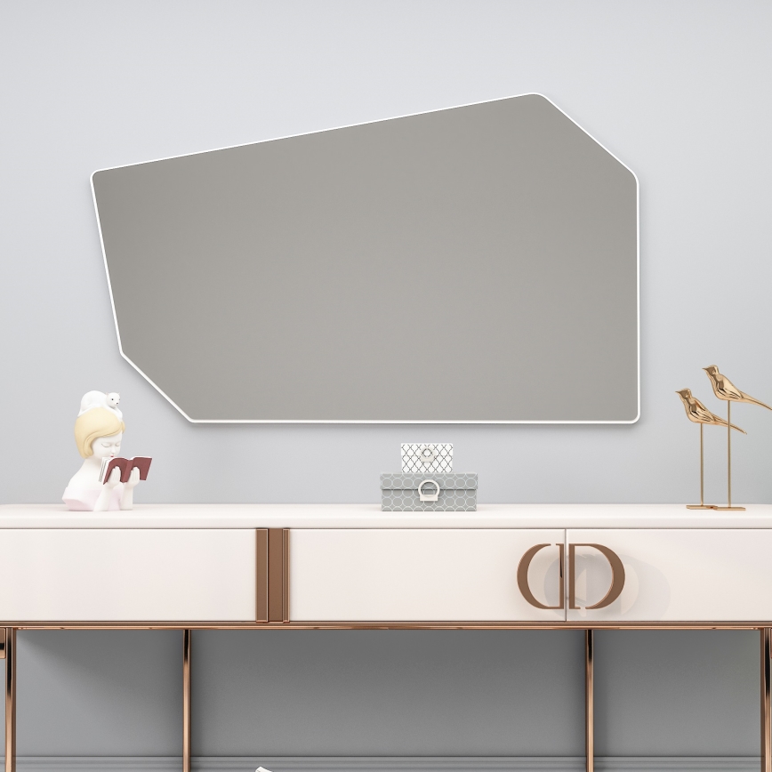 muur spiegel TARZ 49x86 cm wit