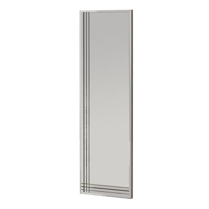muur spiegel TRIO 120x40 cm glanzend chroom